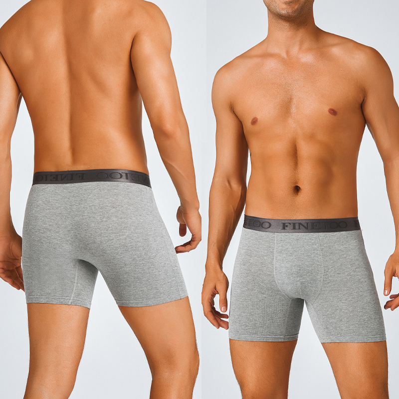 2pcs Cotton Long Boxers For Me - огляд і ціна Boxer Brief Pack Cotton