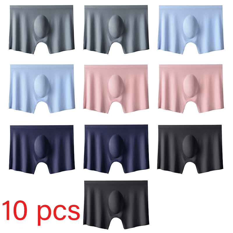 10 Pcs/Lot Men's Summer Ice Si - огляд і ціна Boxer Shorts Modal