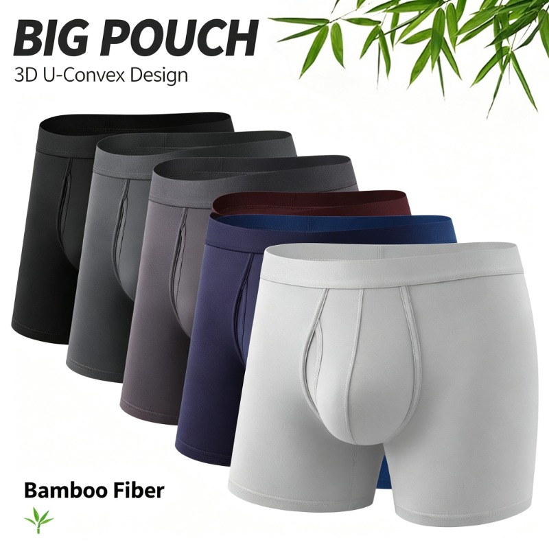 Big Pouch Men Bamboo Fiber Box - огляд і ціна Bamboo Fiber Trunk