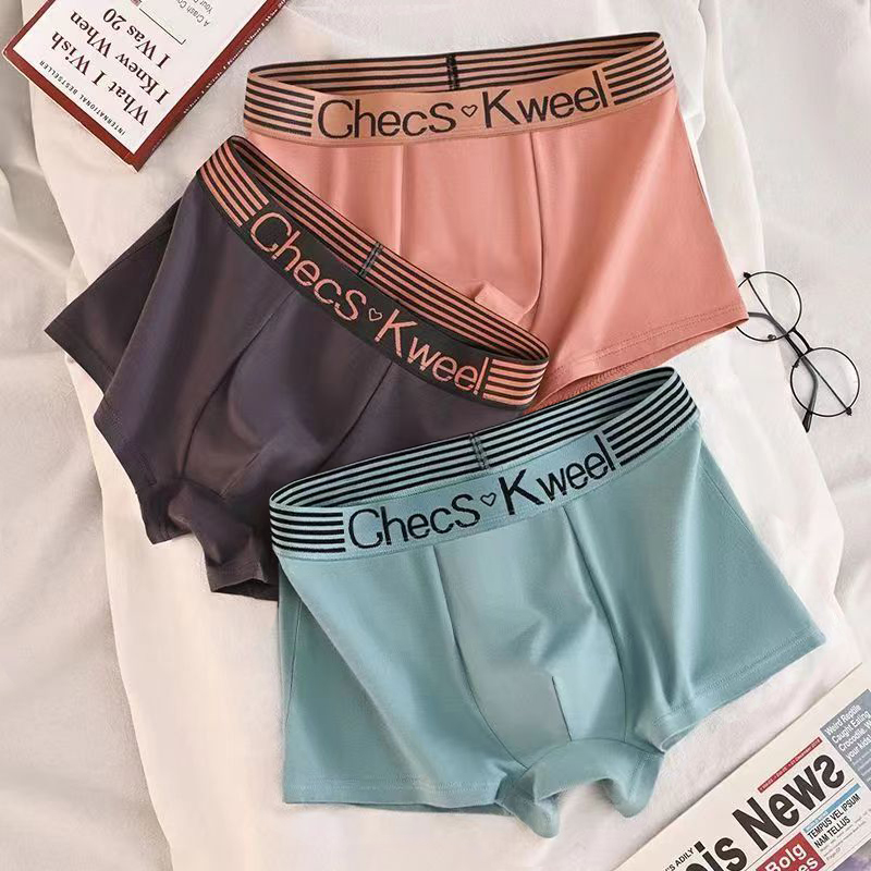 3Pcs Men's Boxer Shorts Cotton - огляд і ціна Multi Pack Underwear